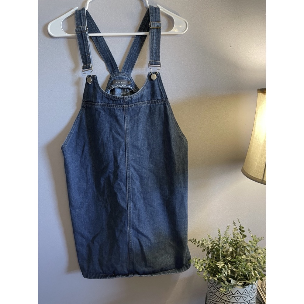 Jeans Mini Overall Dress